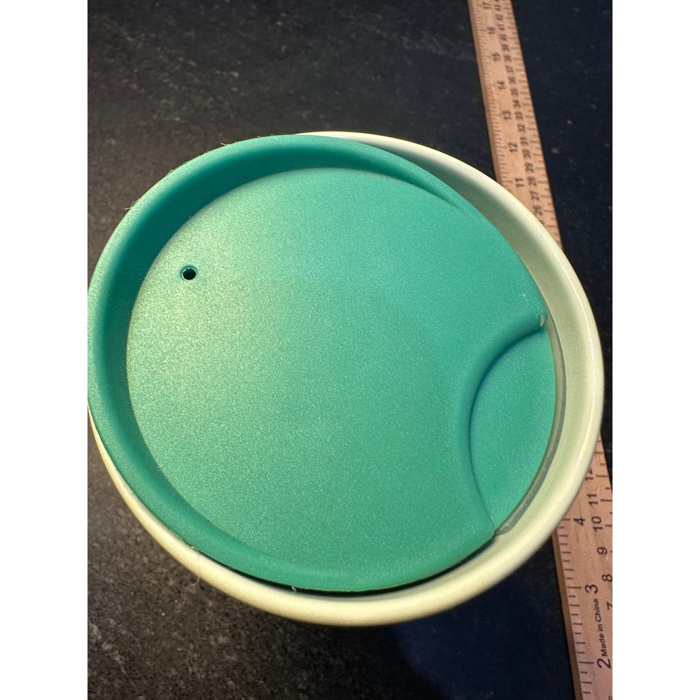 Starbucks 2022 Siren Mermaid Iridescent Ceramic Travel Tumbler Mug 12oz  Lid NEW - Picture 4 of 11